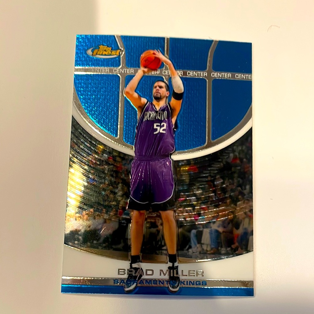 Brad Miller Topps finest basketball card